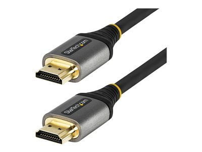 Startech.com Cable de 2m HDMI 2.0 Certificado Premium - Cable HDMI con Ethernet de Alta Velocidad Ultra HD 4K 60Hz - HDR10, ARC - Cable de Vídeo HDMI UHD - para Monitores UHD - M/M HDMMV2M