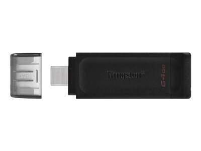 64GB USB-C 3.2 Gen 1 DataTraveler 70 DT70/64GB