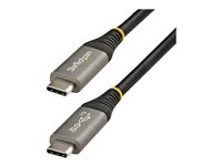 Startech.com Cable de 50cm USB-C de 10Gbps - Cable USB Tipo C - Cable USB TipoC USB 3.2 Gen 2 - Con Carga por Entrega de Alimentación PD de 100W (5A), Modo Alt de DP USB31CCV50CM