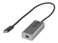 Startech.com Adaptador USB C a Mini DisplayPort - Convertidor de Vídeo USB Tipo C a mDP/Mini DP a 4K 60Hz - Compatible con Thunderbolt 3 - Cable de 30cm - Versión Mejorada de CDP2MDP CDP2MDPEC