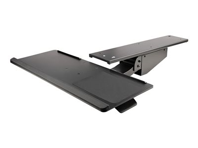 Startech.com Bandeja para Teclado y Ratón para Debajo del Escritorio - de 30cm x 78cm - de Altura Ajustable - Soporte Ergonómico para Teclado y Mouse con Soporte para las Muñecas - Giro e Inclinación KBTRAYADJ2