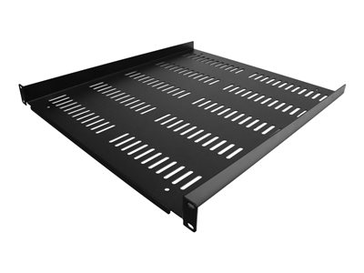 Estante Ventilado 1U para Armario Rack de Servidores - Bandeja Universal Voladiza para Montaje en Rack de 19" - Capacidad de 25kg - de 20" de Profundidad SHELF-1U-20-FIXED-V