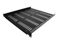 Estante Ventilado 1U para Armario Rack de Servidores - Bandeja Universal Voladiza para Montaje en Rack de 19" - Capacidad de 25kg - de 20" de Profundidad SHELF-1U-20-FIXED-V