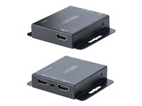 Startech.com Extensor HDMI por CAT5/CAT6, 4K de 30Hz, para 39m o 1080p para 70m, Alargador HDMI, Juego Transmisor y Receptor PoC HDMI, Infrarrojos - para Vídeo Local EXTEND-HDMI-4K40C6P1