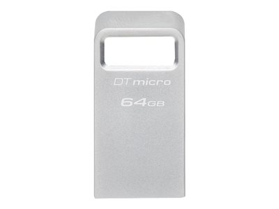 64GB DataTraveler Micro 200MB/s Metal USB 3.2 Gen 1 DTMC3G2/64GB