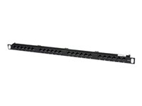 Startech.com Panel de Parcheo de 24 Puertos RJ45 Cat5e 110 - 0,5U Montaje en Rack - Patch Panel PANELHU24