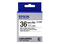 Epson Cinta estándar - LK-7WBN estándar negra/blanca 36/9 C53S657006