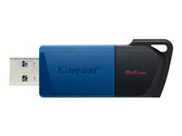 Kingston 64GB USB3.2 Gen 1 DataTraveler Exodia M (Negro + Azul) - 2 Pieces DTXM/64GB-2P