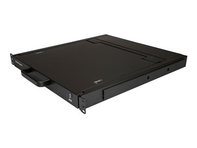 Startech.com Consola KVM de Montaje en Rack - Teclado QWERTY - KVM para Rack de Servidores de 1 puerto VGA con Monitor LCD de 17" - Switch KVM 1U con Cables y Hardware - USB - MTBF 50000 RKCONS1701