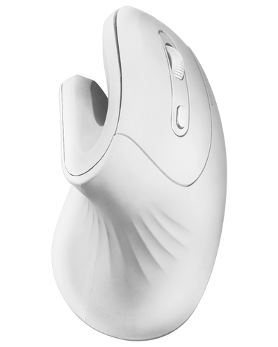Mars Gaming MMW-ERGOPRO Blanco, Ratón Inalámbrico Ergonómico Vertical, Diseño Plegado, Sensor Óptico 3200DPI, Switches Huano, Receptor Inalámbrico 2.4GHz, Compatibilidad Multiplataforma MMWERGOPROW