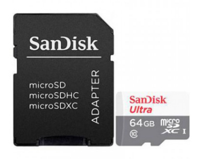 SanDisk 64GB Ultra microSDXC SDSQUNR-064G-GN3MA