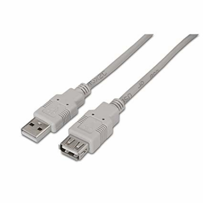 AISENS Cable USB 2.0 Prolongador con Amplificador, Tipo A/M-A/H, Negro, 5.0m A101-0001