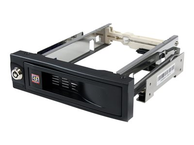 Startech.com Rack Móvil Aluminio para Disco Duro HDD SATA de 3,5" Pulgadas sin Bandeja Bahía de 5,25" HSB100SATBK