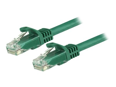 Cable de 0,5m Verde de Red Gigabit Cat6 Ethernet RJ45 sin Enganche - Snagless N6PATC50CMGN
