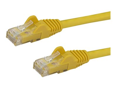 Cable de 3m Amarillo de Red Gigabit Cat6 Ethernet RJ45 sin Enganche - Snagless N6PATC3MYL