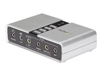 Tarjeta de Sonido 7,1 USB Externa Adaptador Conversor puerto SPDIF Audio Digital Óptico ICUSBAUDIO7D