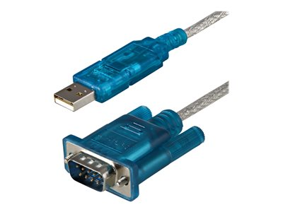 Startech.com Cable Adaptador 0,9m USB a Puerto Serie Serial RS232 DB9 PC Mac Linux ICUSB232SM3