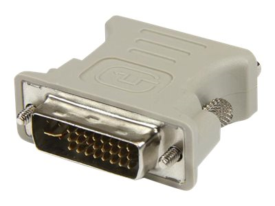 Adaptador Conversor DVI-I a VGA - DVI-I Macho - HD15 Hembra - Blanco DVIVGAMF