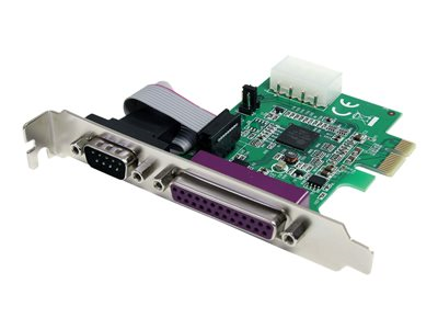 StarTech.com Adaptador Tarjeta PCI-Express  1 Puerto Paralelo 1 Puerto Serie DB25 DB9 - UART16950 - adaptador paralelo / serial - PCIe PEX1S1P952