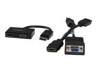 Startech.com Adaptador DP de Audio/Vídeo para Viajes - Conversor DisplayPort a HDMI o VGA - 1920x1200 1080p DP2HDVGA