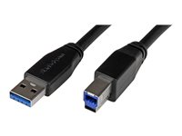 Startech.com Cable Activo USB 3.0 SuperSpeed de 5 metros - A Macho a B Macho USB3SAB5M