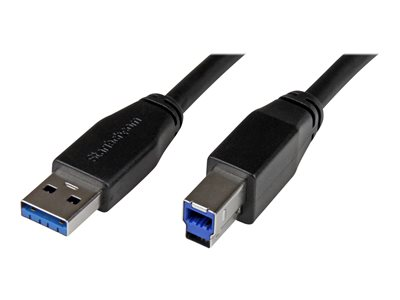 Startech.com Cable Activo USB 3.0 SuperSpeed de 5 metros - A Macho a B Macho USB3SAB5M