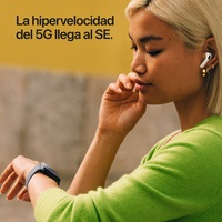 Apple Watch SE3/ GPS/ 40mm/ Caja de Aluminio Blanco Estrella/ Correa Deportiva Blanco Estrella M/L