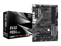 ASRock B450 Pro4 R2.0 - placa base - ATX - Socket AM4 - AMD B450