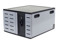 Ergotron Zip12 - unidad de gabinete - para 12 PC tablet/portátiles - recarga - negro, plata