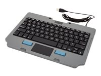Gamber Johnson Rugged Lite - teclado - con panel táctil - francés