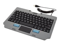Gamber Johnson Rugged Lite - teclado - con panel táctil - QWERTY - EE. UU.