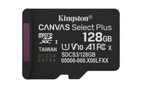 128GB MICROSDXC CANVAS SELECT+ CARDGEN3 150R A1 SINGLE PACK W/O ADP