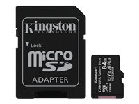 Kingston Canvas Select Plus - tarjeta de memoria flash - 64 GB - microSDXC UHS-I