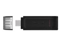 Kingston DataTraveler 70 - unidad flash USB - 64 GB