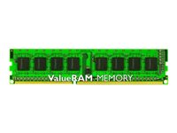 Kingston ValueRAM - DDR3 - módulo - 4 GB - DIMM de 240 contactos - 1600 MHz / PC3-12800 - sin búfer