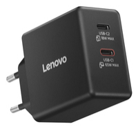 Lenovo Cargador Dual USB-C 65W Negro