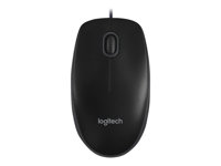Logitech B100 - ratón - USB - negro