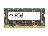Crucial - DDR - módulo - 256 MB - SO-DIMM de 200 contactos - 333 MHz / PC2700 - sin búfer