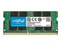 Crucial - DDR4 - módulo - 8 GB - SO-DIMM de 260 contactos - 3200 MHz / PC4-25600 - sin búfer