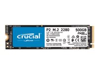 Crucial P2 - SSD - 500 GB - PCIe 3.0 x4 (NVMe) (paquete de 50)
