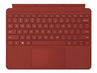 Microsoft Surface Go Type Cover - teclado - con panel táctil, acelerómetro - español - rojo amapola