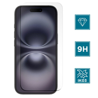 SCREEN PROTECTOR TEMPERED GLASSACCSCLEAR - 9H- FOR IPHONE 16