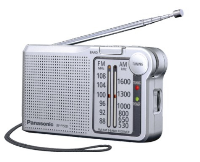 Radio Portátil Panasonic RF-2400DEG-K/ Negra