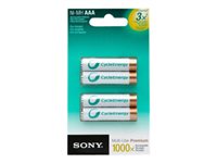 Sony NH-AAAB4KN batería - 4 x AAA - NiMH