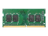 Synology - DDR4 - módulo - 4 GB - SO-DIMM de 260 contactos - 2666 MHz / PC4-21300 - sin búfer