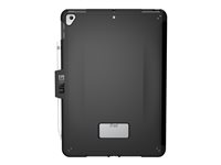 UAG Rugged Case for iPad 10.2-in (7/8 Gen, 2019/2020) - Scout Black - carcasa trasera para tableta