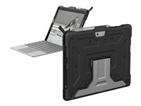 UAG Rugged Case for Microsoft Surface Go / Surface Go 2 - Metropolis Black - carcasa trasera para tableta