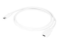 Urban Factory Cable USB-C extension 1m white (USB-C male to USB-C female) - cable alargador USB de tipo C - 1 m