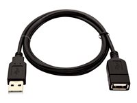 V7 - cable alargador USB - USB a USB - 1 m