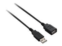 V7 - cable alargador USB - USB a USB - 3 m